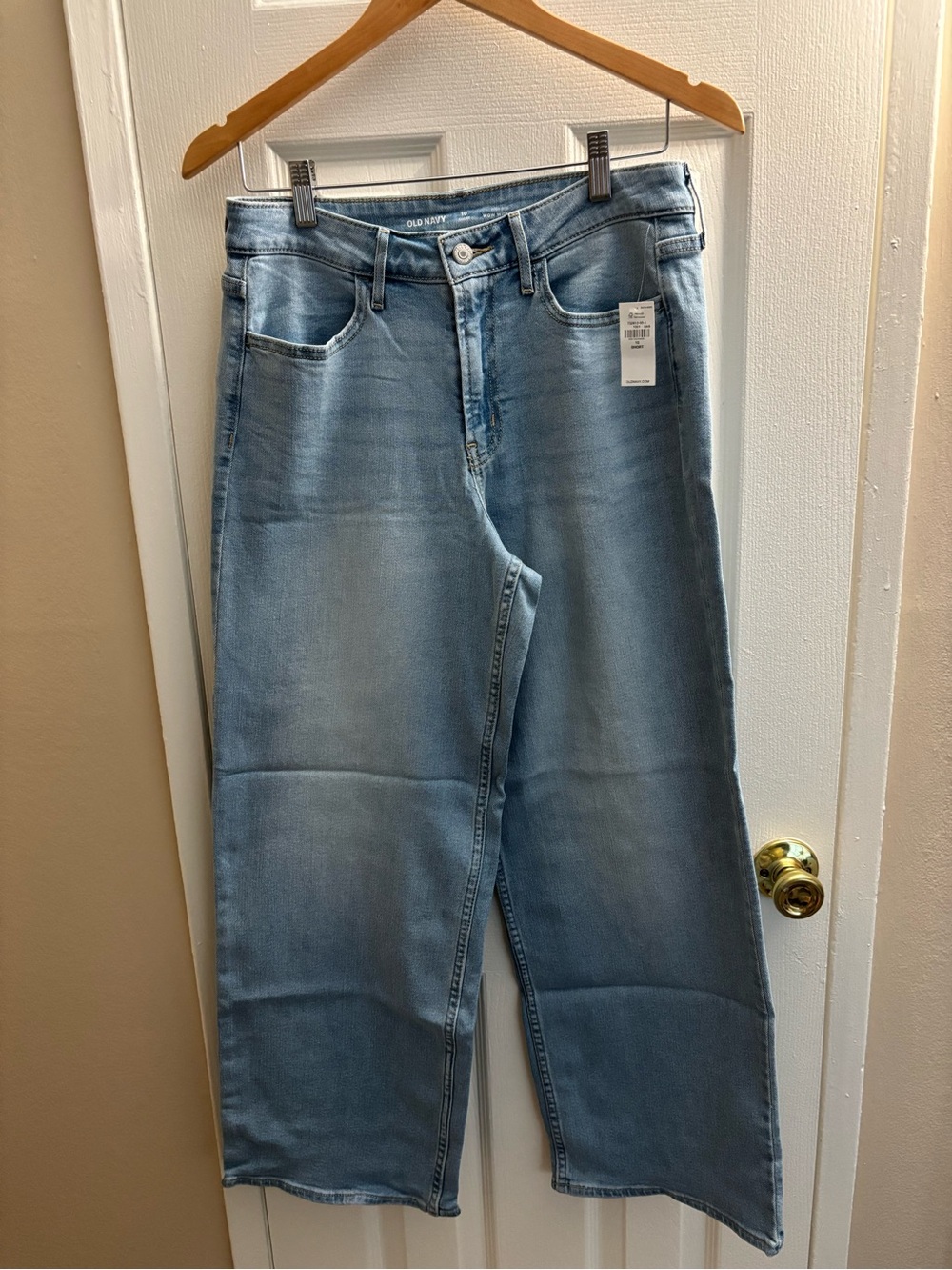 Old Navy Light Wash Wide Leg Jeans